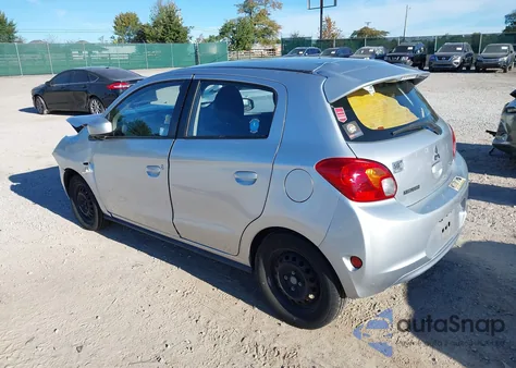 2014 Mitsubishi Mirage De z USA, uszkodzony, nr VIN ML32A3HJ4EH009896